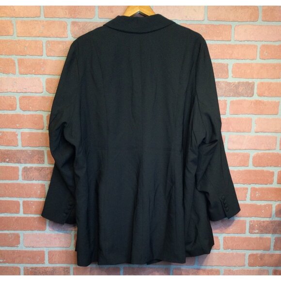 Studio By Torrid Womens Classic Black Blazer Plus Size 6X Career Dressy Capsule - Picture 3 of 5